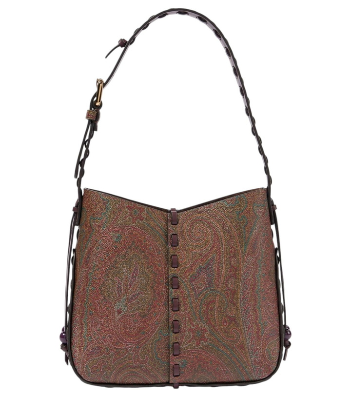 Photo: Etro Vulcano Medium canvas shoulder bag