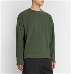 nonnative - Coach Shell-Trimmed Polartec Fleece Sweatshirt - Green