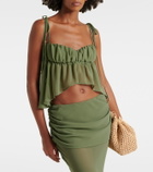 Bananhot Adelina asymmetric ruched top
