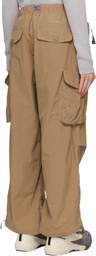 and wander Beige Oversized Cargo Pants