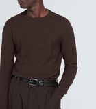 Giorgio Armani Logo wool-blend sweater