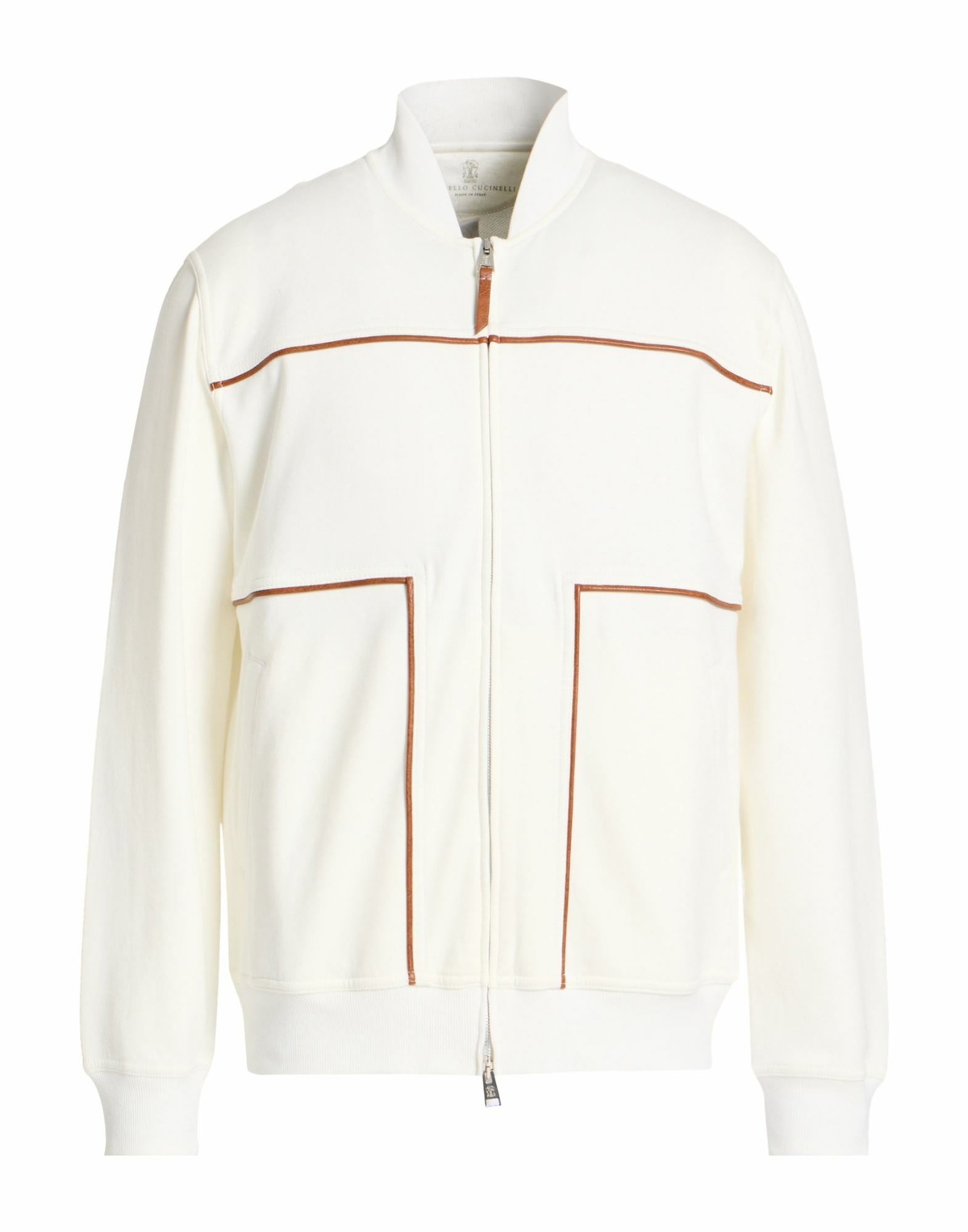 Brunello Cucinelli Mens Sweatshirt in Off white