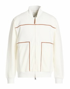 Brunello Cucinelli Mens Sweatshirt in Off white