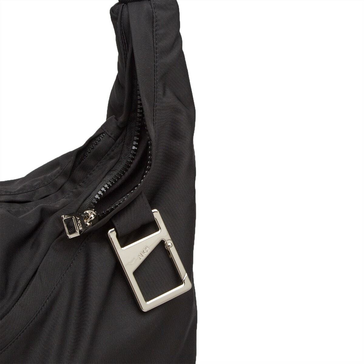 ARCS HEY Sling Bag in Black Criss-Cross 