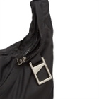 ARCS HEY Sling Bag in Black Criss-Cross 