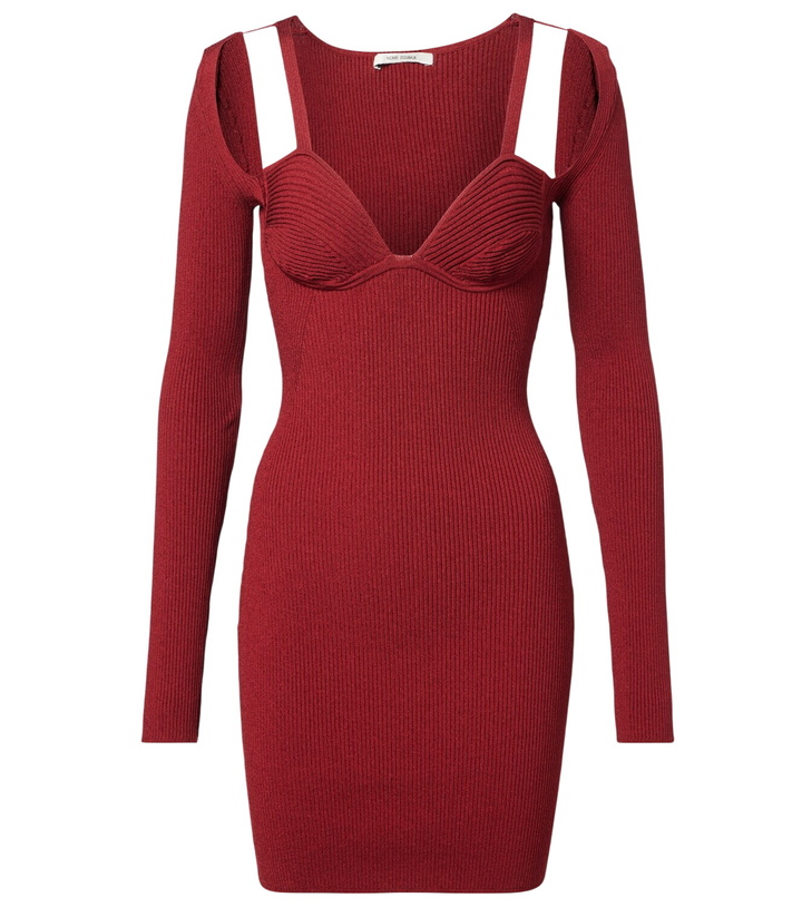 Photo: Nensi Dojaka Cutout knitted minidress