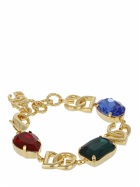 DOLCE & GABBANA - Dg Logo Multicolor Crystal Bracelet