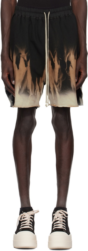 Photo: Rick Owens DRKSHDW Black Porterville Long Boxers Shorts