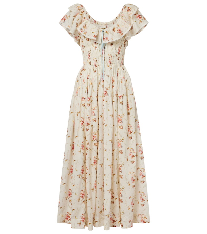 Photo: Dôen Illiana floral cotton midi dress