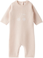 Bonpoint Baby Pink The Woolmark Company Edition Tilouana Jumpsuit