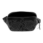 Saint Laurent Black Vintage Studded Belt Bag