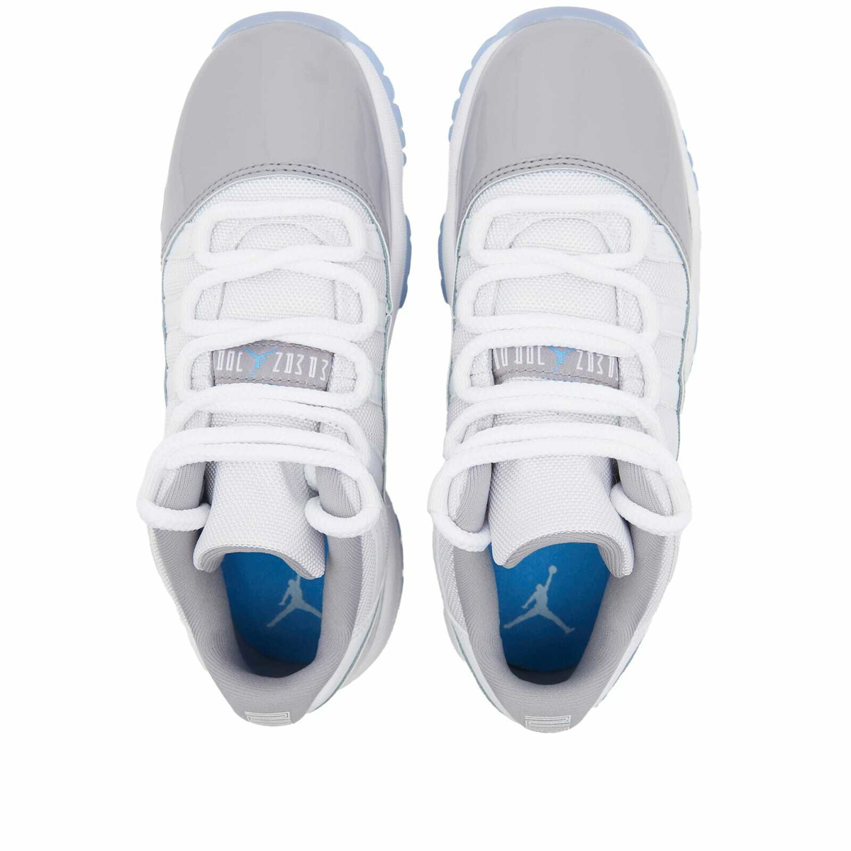 air jordan 11 retro low white university blue