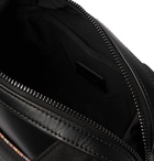 Paul Smith - Embroidered Leather-Trimmed Nylon Wash Bag - Black