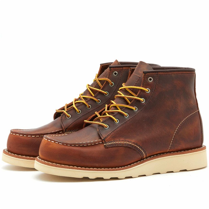 Photo: Red Wing Women's Heritage 6" Moc Toe Boot in Copper Rough/Tough
