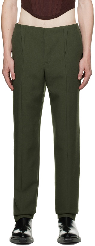 Photo: Dion Lee Green Tapered Trousers
