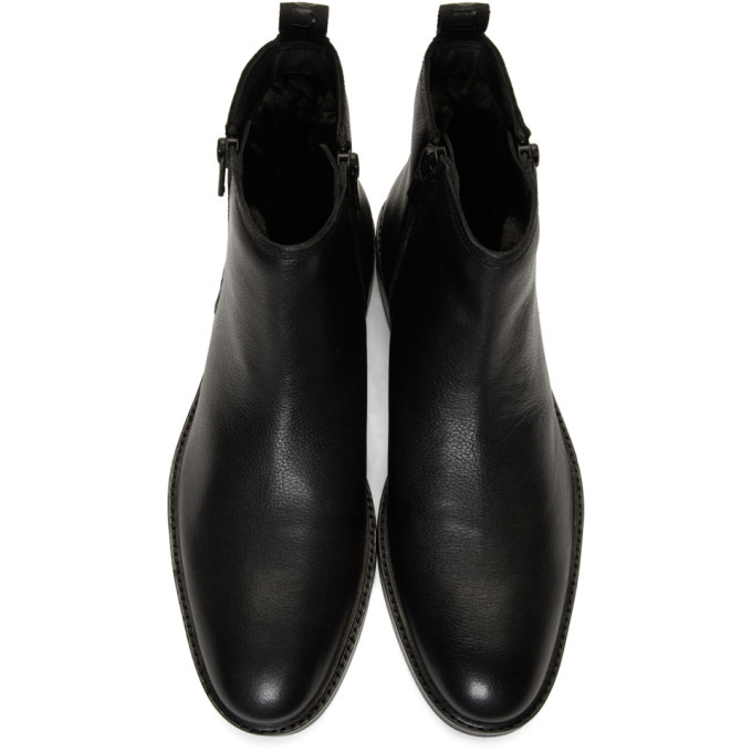 Hugo Black Bohemian Zip Boots Hugo Boss display picture 1