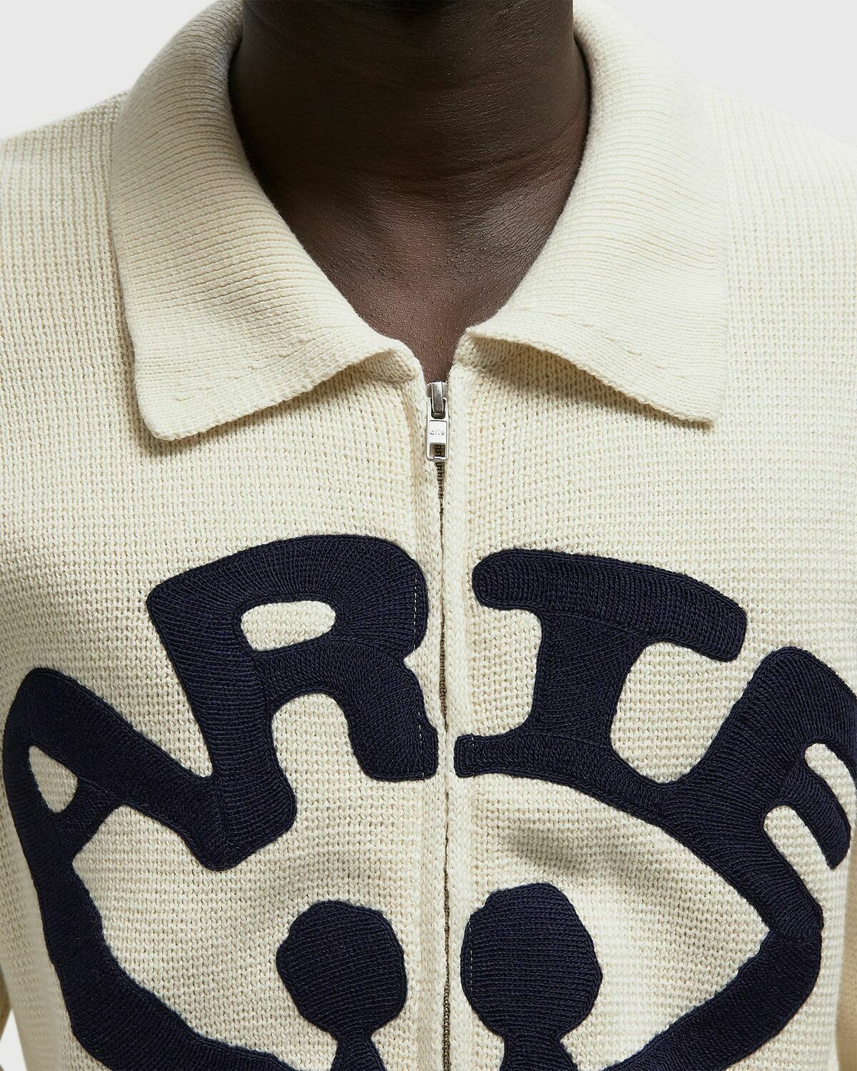 Arte Antwerp All Together Cardigan Beige Mens Zippers & Cardigan