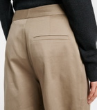 Proenza Schouler Serene cotton barrel-leg pants