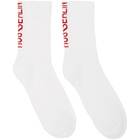 Hugo Two-Pack Black and White Berlin Logo Socks