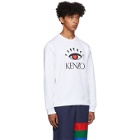 Kenzo White Limited Edition Cupid Sweatshirt