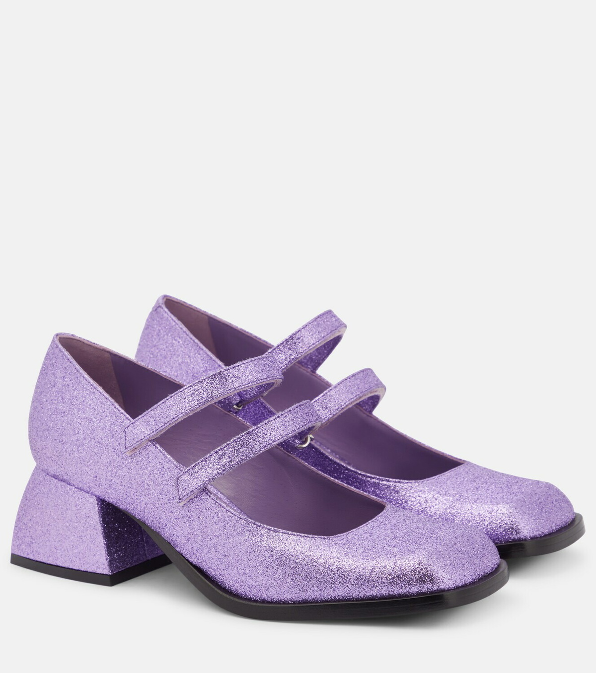 サンダル・ミュール NODALETO Bulla Chibi Sandals - Nodaleto - Purple - Leather Bulla Chibi Sandals - Nodaleto - Purple - Leather