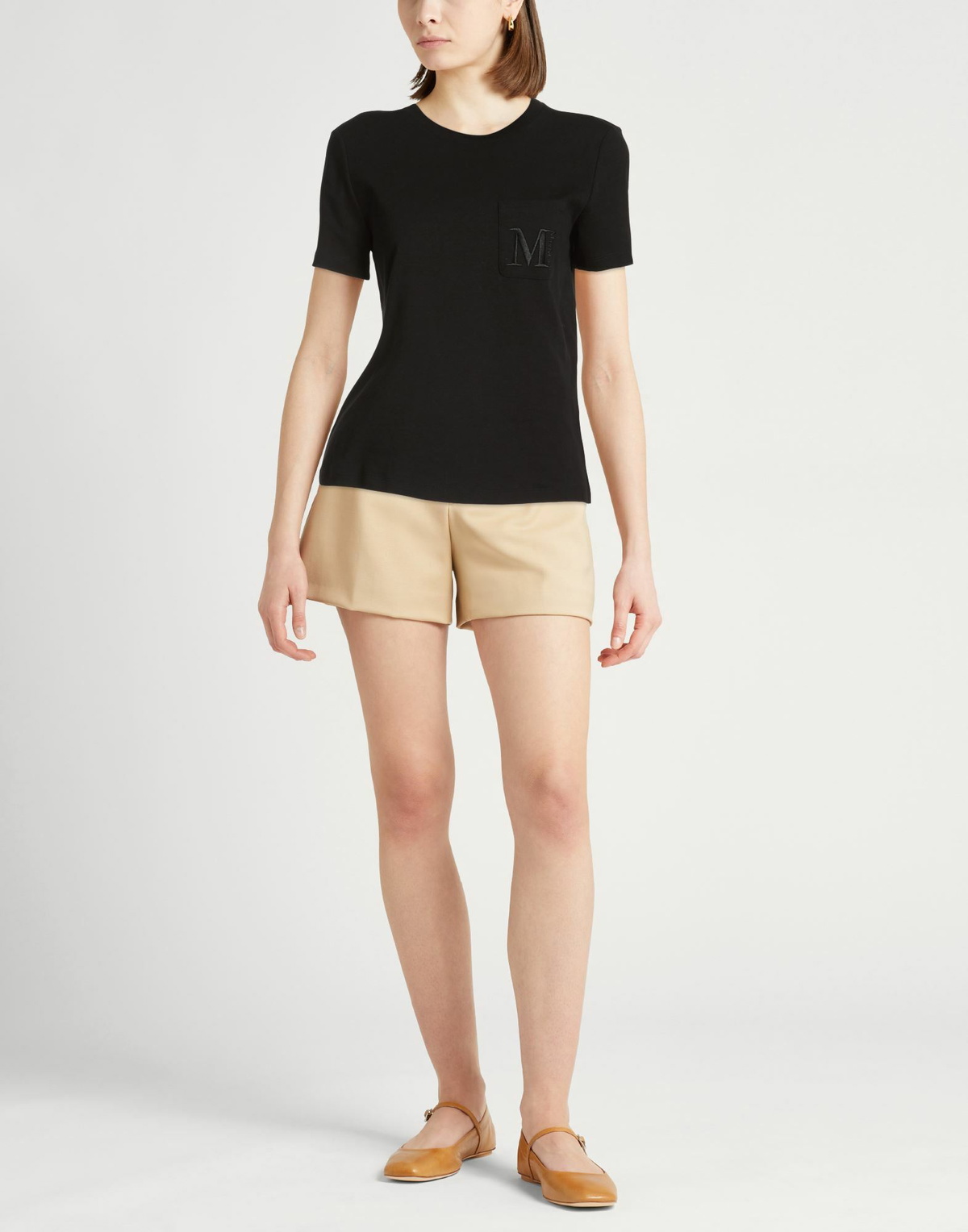 's Max Mara Womens T-shirt in Black