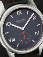 NOMOS Glashütte - Club Campus Hand-Wound 38mm Stainless Steel and Leather Watch, Ref. No. 730