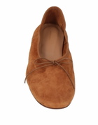 Mansur Gavriel Ruched Womens Ballet flats in Brown