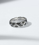 David Yurman Hex sterling silver (925) ring with diamonds