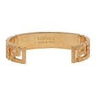 Versace Gold Address Plate Bracelet