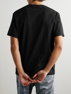 DIME - Sparkle Logo-Print Cotton-Jersey T-Shirt - Black