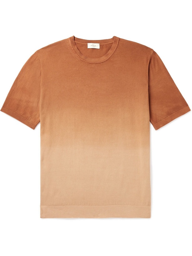 Photo: ALTEA - Dégradé Cotton T-Shirt - Orange