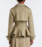 Burberry Belted cotton jacket