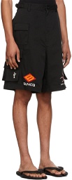 Balenciaga Black Gamer Shorts