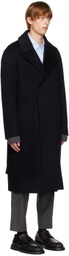 Solid Homme Navy Minimal Coat