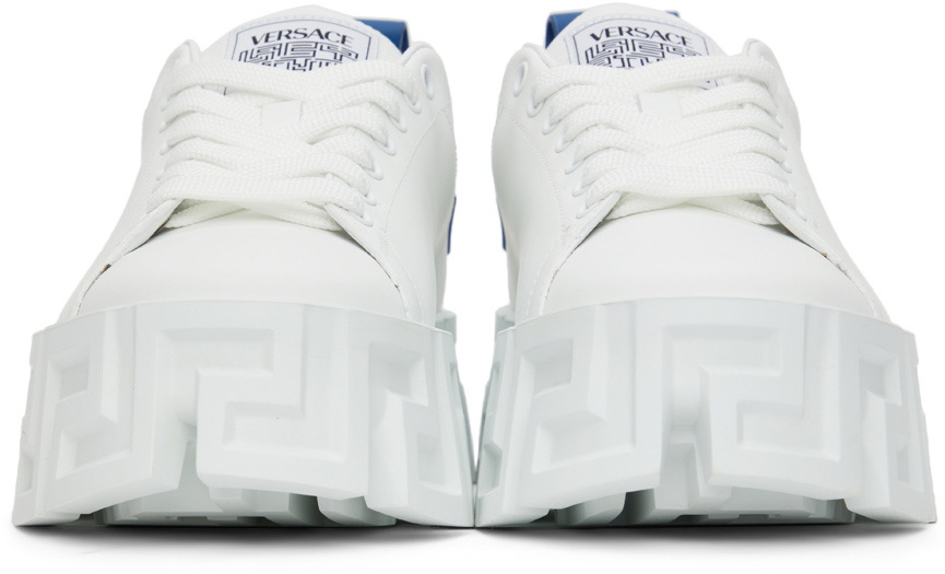 Versace White Greca Labyrinth Sneakers Versace Versace White Greca Labyrinth Sneakers Versace