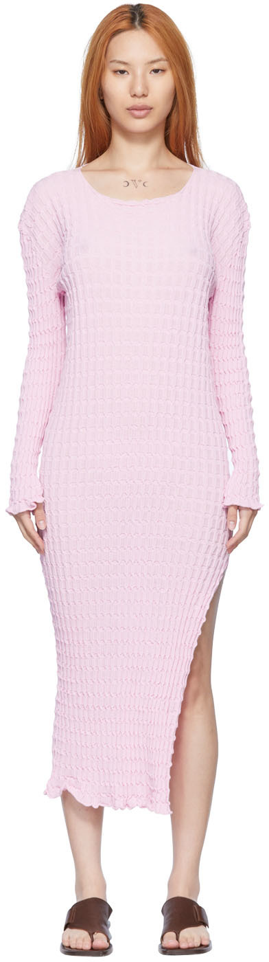 RUS Pink Misuto Midi Dress