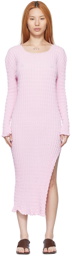 RUS Pink Misuto Midi Dress
