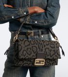 Fendi Baguette® Soft Medium jacquard shoulder bag