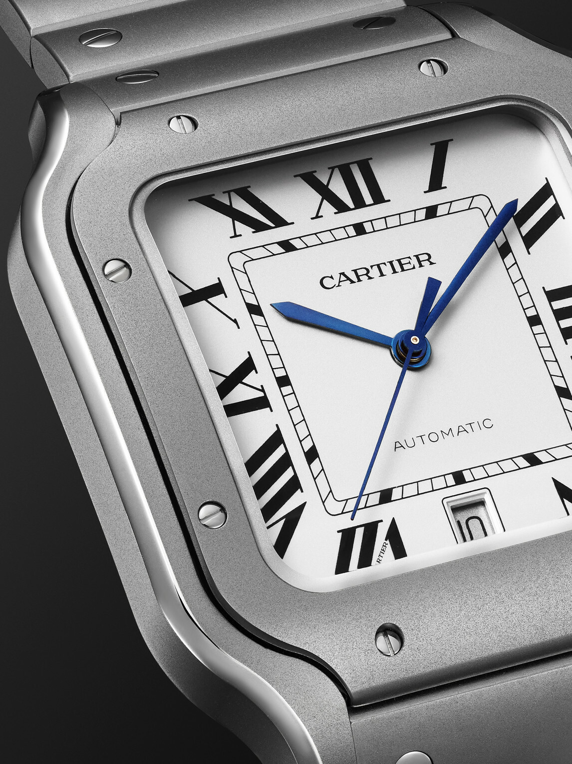 Cartier - Santos de Cartier Large Automatic 47.5mm Titanium and Alligator Watch, Ref. No. CRWSSA0089