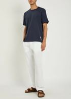 NN07 Jett Printed Cotton T-shirt Navy
