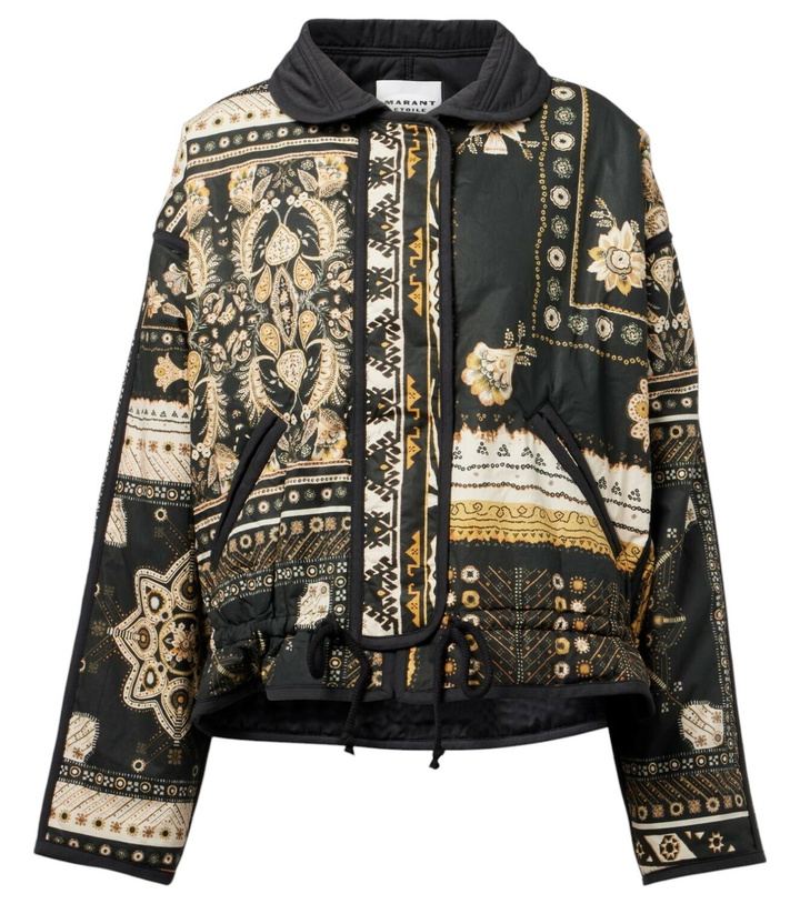 Photo: Marant Etoile Granger printed cotton bomber jacket