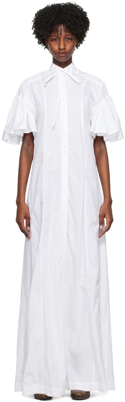 S.S.Daley White Buttoned Maxi Dress