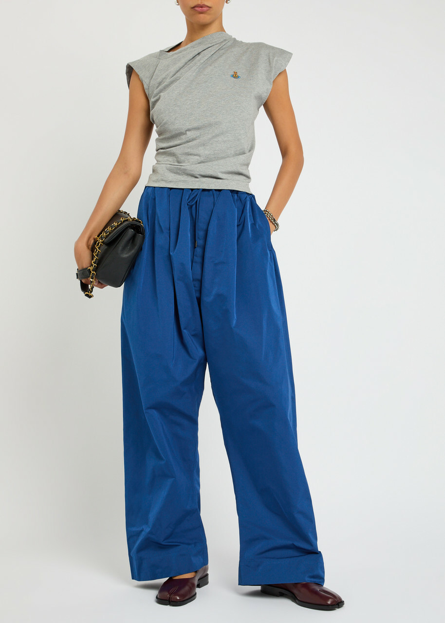Vivienne Westwood Blimp Taffeta Trousers Blue Vivienne Westwood
