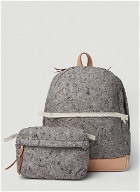 Recycled Felt Backpack in Grey