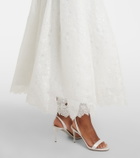 Costarellos Lavinia embroidered organza cocktail dress