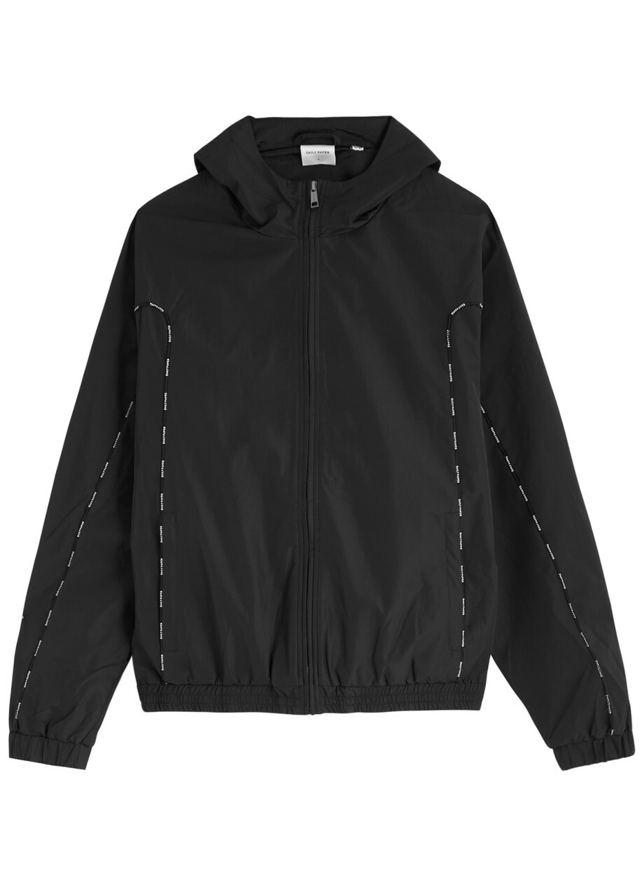 Daily Paper Amadi Hooded Shell Jacket Black