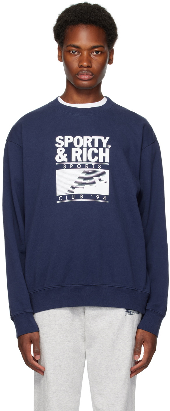 Sporty and rich discount athletic club sweatshirt