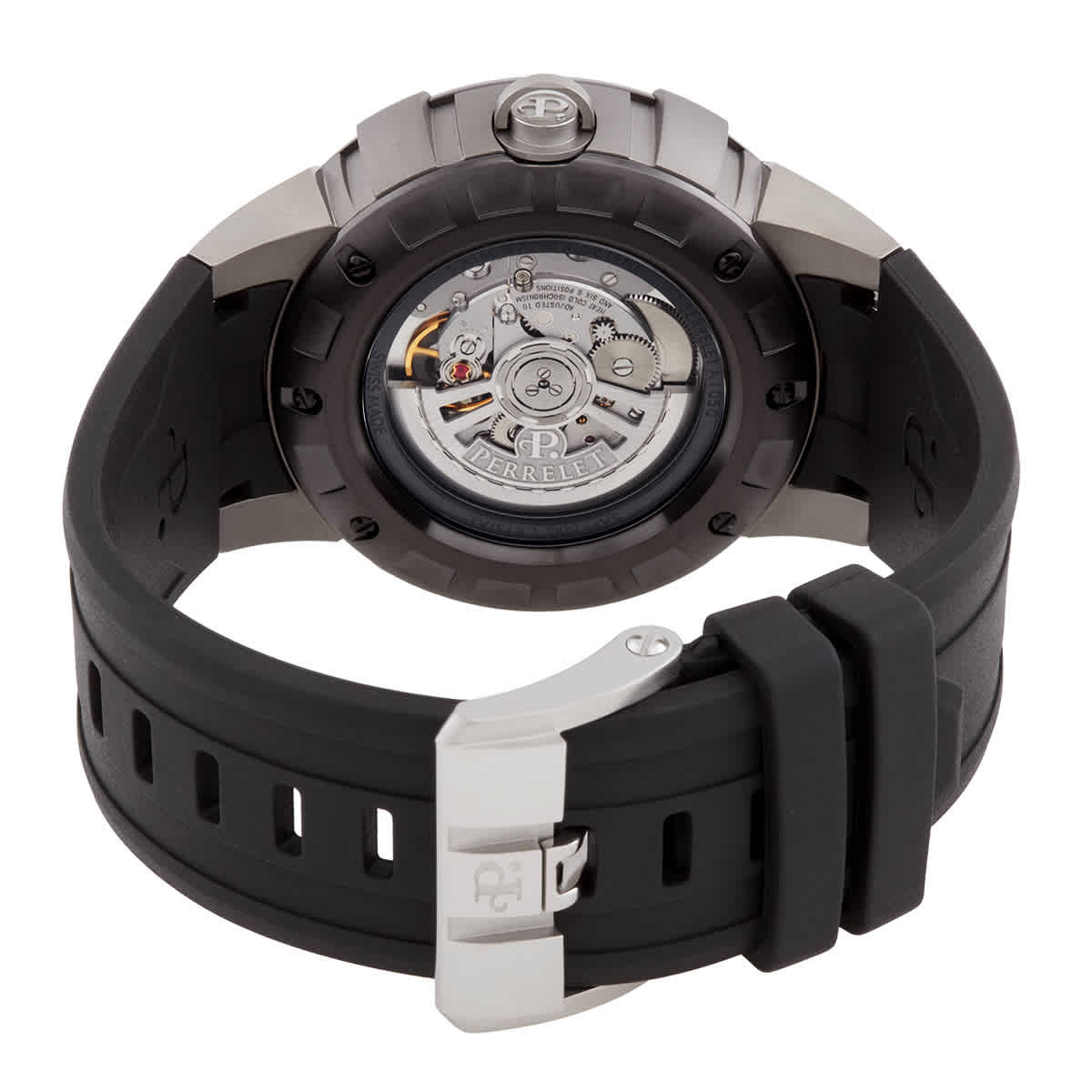 Perrelet Turbine XL Automatic Black Dial Mens Watch A1050/1