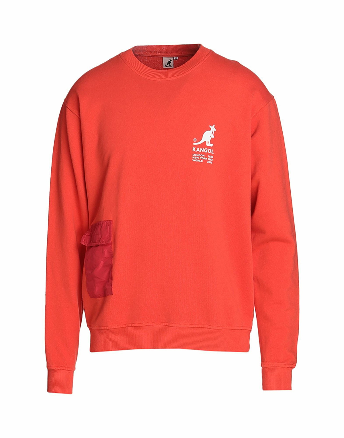 Kangol Mens Sweatshirt in Tomato red